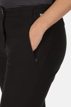 Regatta Womens Questra Isoflex Black Trousers -Fashion Women D04492s5
