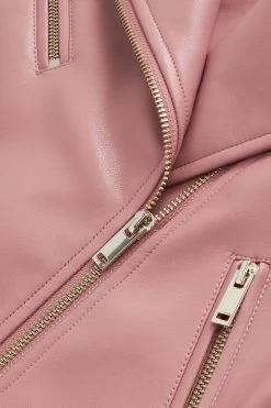 Next Faux Leather Biker Jacket -Fashion Women D06 204s6