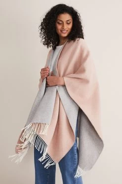 Phase Eight Pink Marl Cape -Fashion Women D09274s4