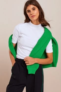 Next Half Sleeve High Neck T-Shirt