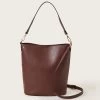 Monsoon Brown Vegan PU Bucket Bag -Fashion Women D19369s