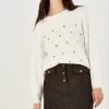Monsoon Natural Gem Encrusted Jumper With Recycled Polyester -Fashion Women D19842s