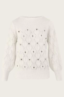 Monsoon Natural Gem Encrusted Jumper With Recycled Polyester 9 Monsoon Natural Gem Encrusted Jumper With Recycled Polyester -Fashion Women D19842s4