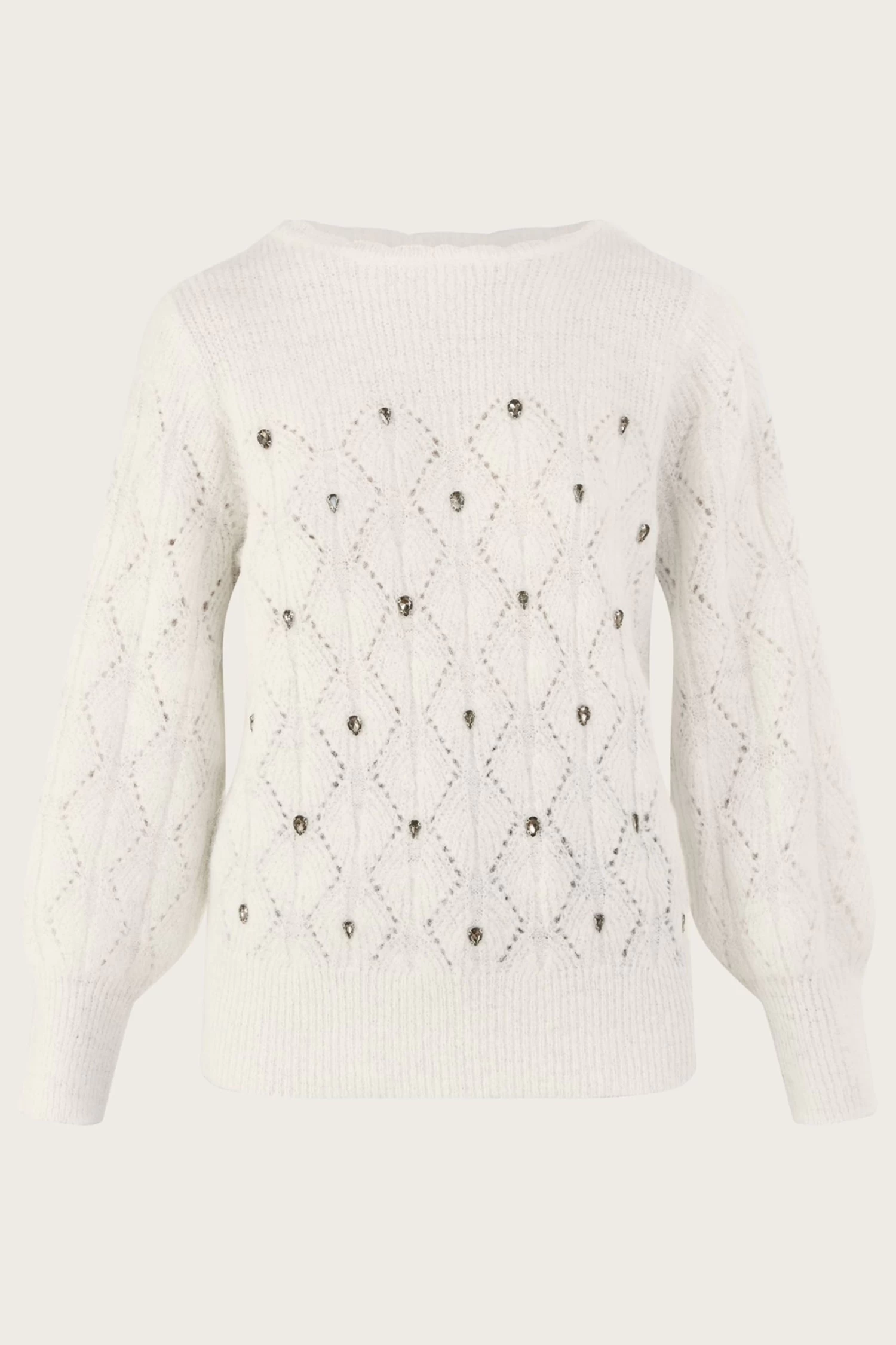 Monsoon Natural Gem Encrusted Jumper With Recycled Polyester 6 Monsoon Natural Gem Encrusted Jumper With Recycled Polyester - Image 4