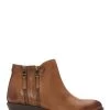 Moda In Pelle Ankle Boots With Double Zip Feature -Fashion Women D20104s