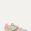 HOFF Rambla Green/Pink Suede Leather Trainers -Fashion Women D26987s