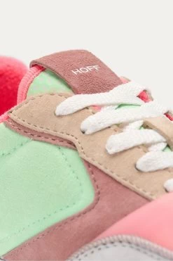 HOFF Rambla Green/Pink Suede Leather Trainers -Fashion Women D26987s5