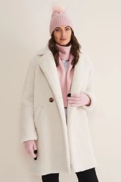 Phase Eight Pink Sparkle Gloves