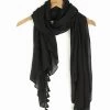 Mint Velvet Tassel Lightweight Scarf -Fashion Women D29042s