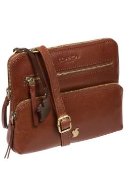 Conkca Angel Leather Cross-Body Clutch Bag -Fashion Women D32763s4