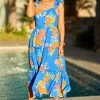 Myleene Klass Blue Tiered Sundress -Fashion Women D35409s