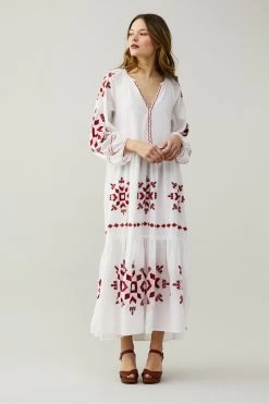 Odd Molly Noor White Maxi Dress
