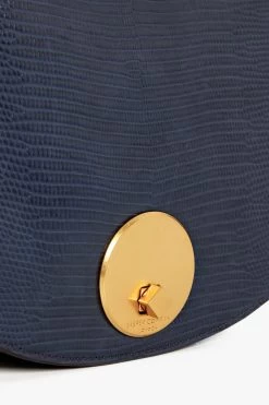 Jasper Conran London Lizard Saddle Bag -Fashion Women D47170s5