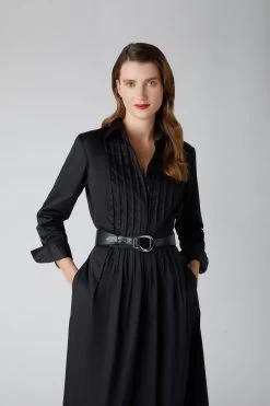 Jasper Conran London Black Leather Belt -Fashion Women D47175s3