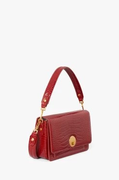 Jasper Conran London Croc Effect East West Multi Strap Bag -Fashion Women D47202s3