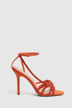 Reiss Eryn Embellished Heeled Sandals