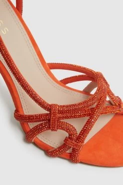 Reiss Eryn Embellished Heeled Sandals -Fashion Women D49 966s5