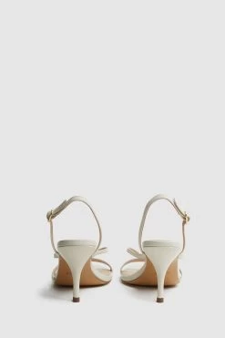 Reiss Clara Strappy Mid Heel Sandals -Fashion Women D49 975s5