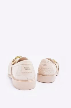 River Island Brown Trim Loafers -Fashion Women D53261s3