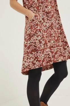 FatFace Simone Blush Jersey Brown Dress 10 FatFace Simone Blush Jersey Brown Dress -Fashion Women D57 846s4