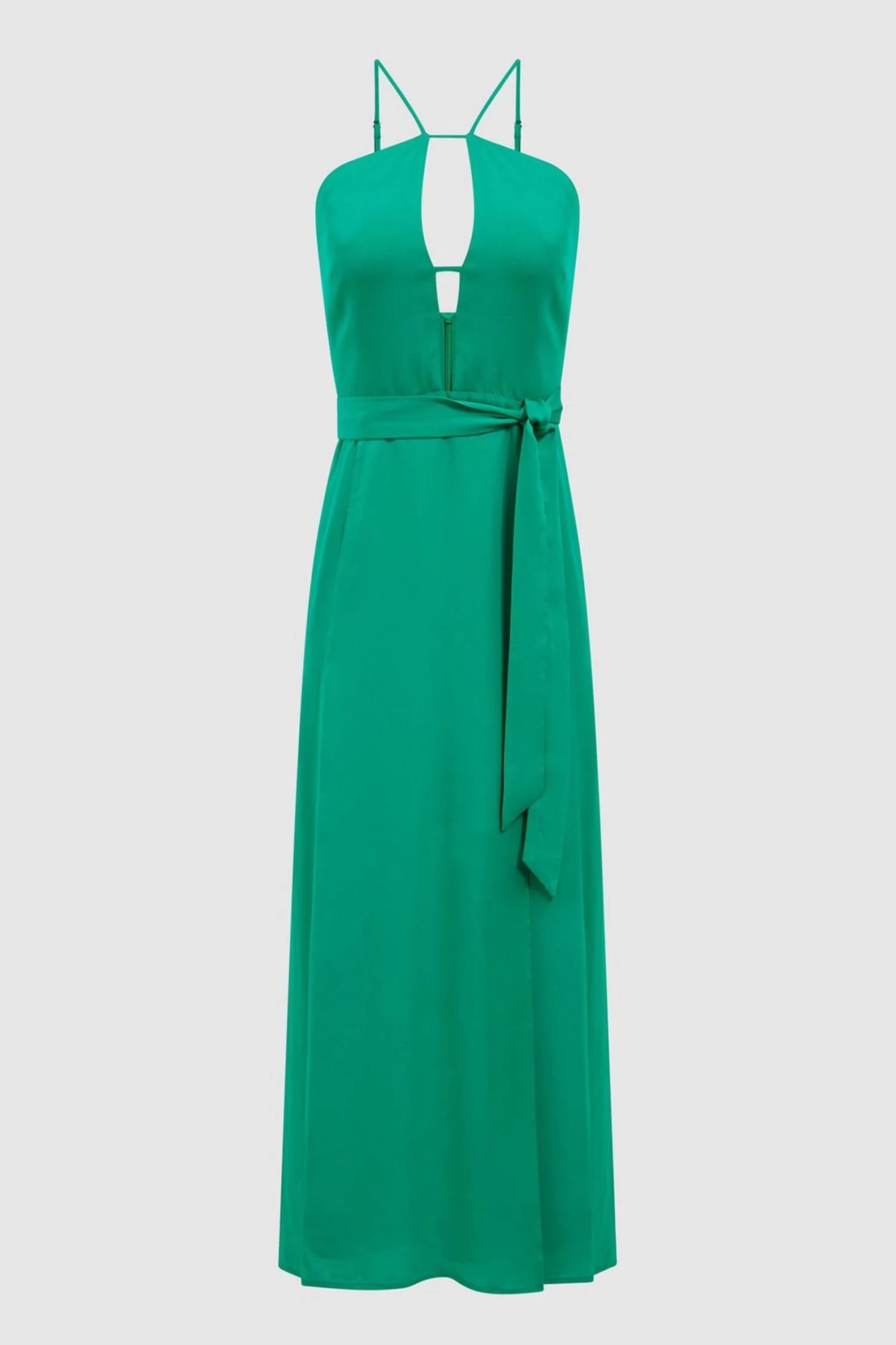 Reiss Arianna Halter Neck Belted Midi Dress 5 Reiss Arianna Halter Neck Belted Midi Dress - Image 3
