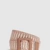 Reiss Daisy Raffia Buckled Belt