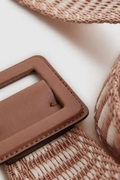 Reiss Daisy Raffia Buckled Belt -Fashion Women D57976s4