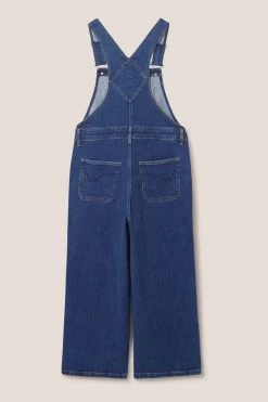 White Stuff Blue Kelly Wide Leg Dungarees -Fashion Women D58694s7