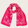 Monsoon Red Ikat Silk Beach Scarf -Fashion Women D69451s