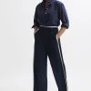 Reiss Lina High Rise Wide Leg Trousers