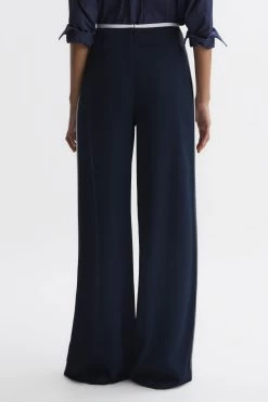 Reiss Lina High Rise Wide Leg Trousers -Fashion Women D70 163s5