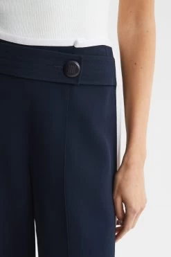 Reiss Lina High Rise Wide Leg Trousers -Fashion Women D70 163s7