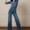 Donna Ida Cassandra Denim Flared Jumpsuit -Fashion Women D70662s