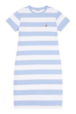 U.S. Polo Assn. Womens Striped T-Shirt Dress 9 U.S. Polo Assn. Womens Striped T-Shirt Dress -Fashion Women D70834s4