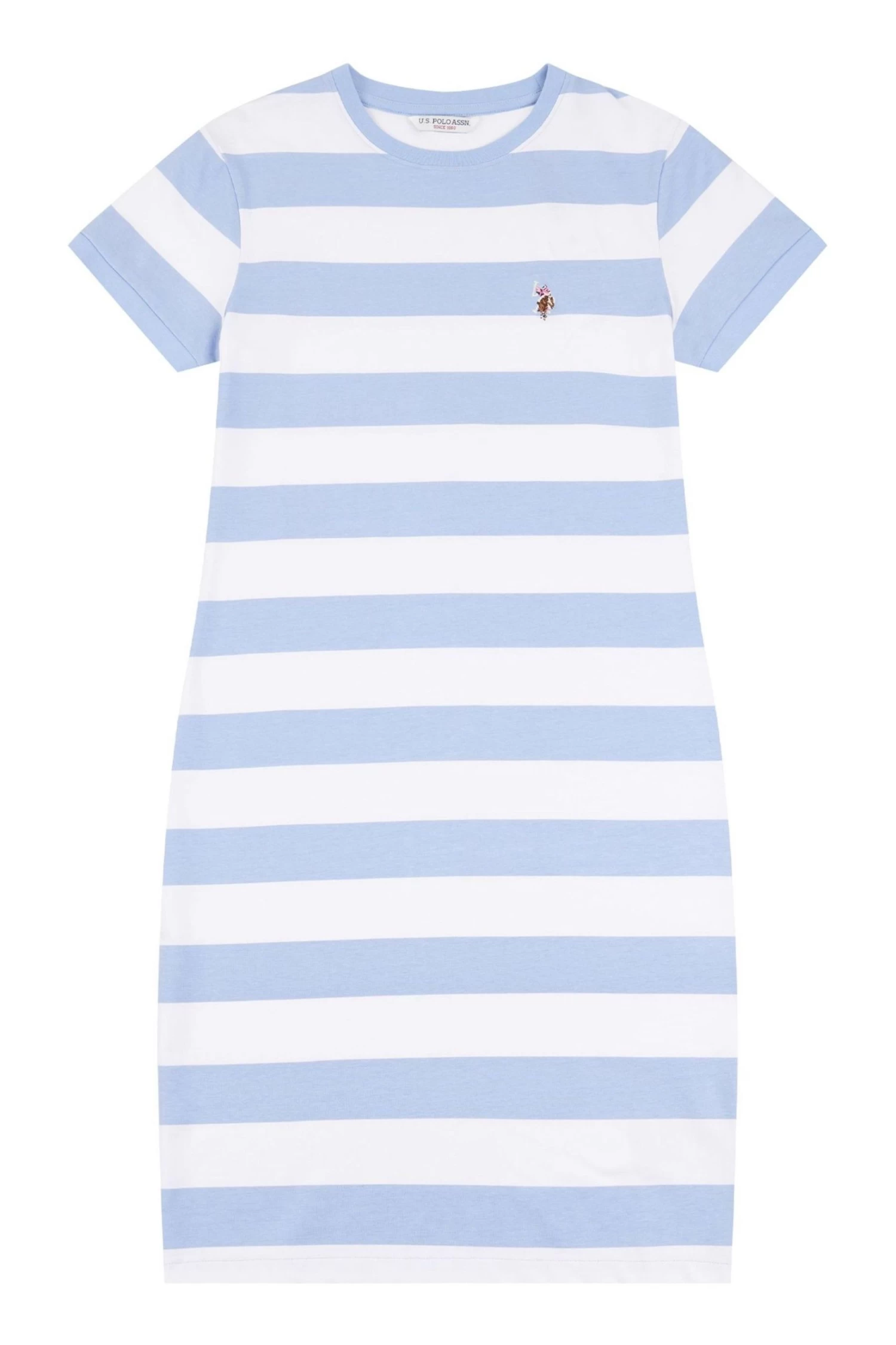 U.S. Polo Assn. Womens Striped T-Shirt Dress 5 U.S. Polo Assn. Womens Striped T-Shirt Dress - Image 4