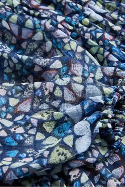 Ted Baker Blue Rohzan Tiered Swing Mini Dress -Fashion Women D73611s5