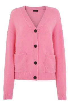 Whistles Pink Stella Pocket Cardigan -Fashion Women D74346s4