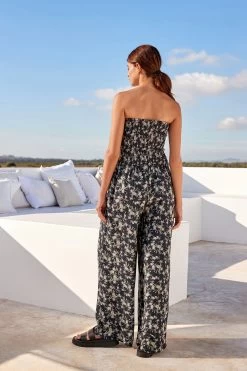 Next Shirred Bandeau Jumpsuit 12 Next Shirred Bandeau Jumpsuit -Fashion Women D75123s4