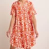 Next Linen Mix Kaftan Mini Dress -Fashion Women D75757s