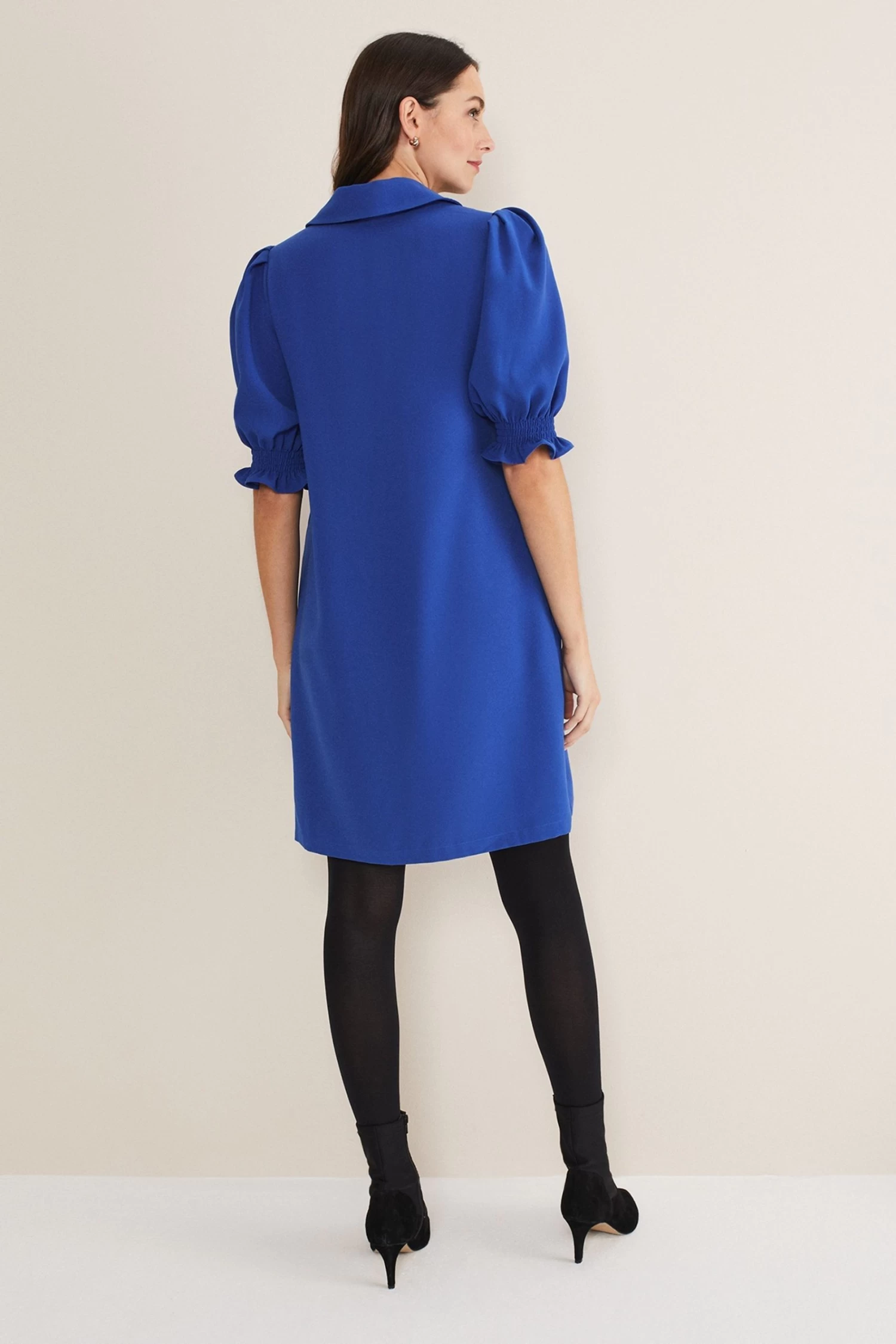 Phase Eight Blue Candice Zip Dress 4 Phase Eight Blue Candice Zip Dress - Image 2