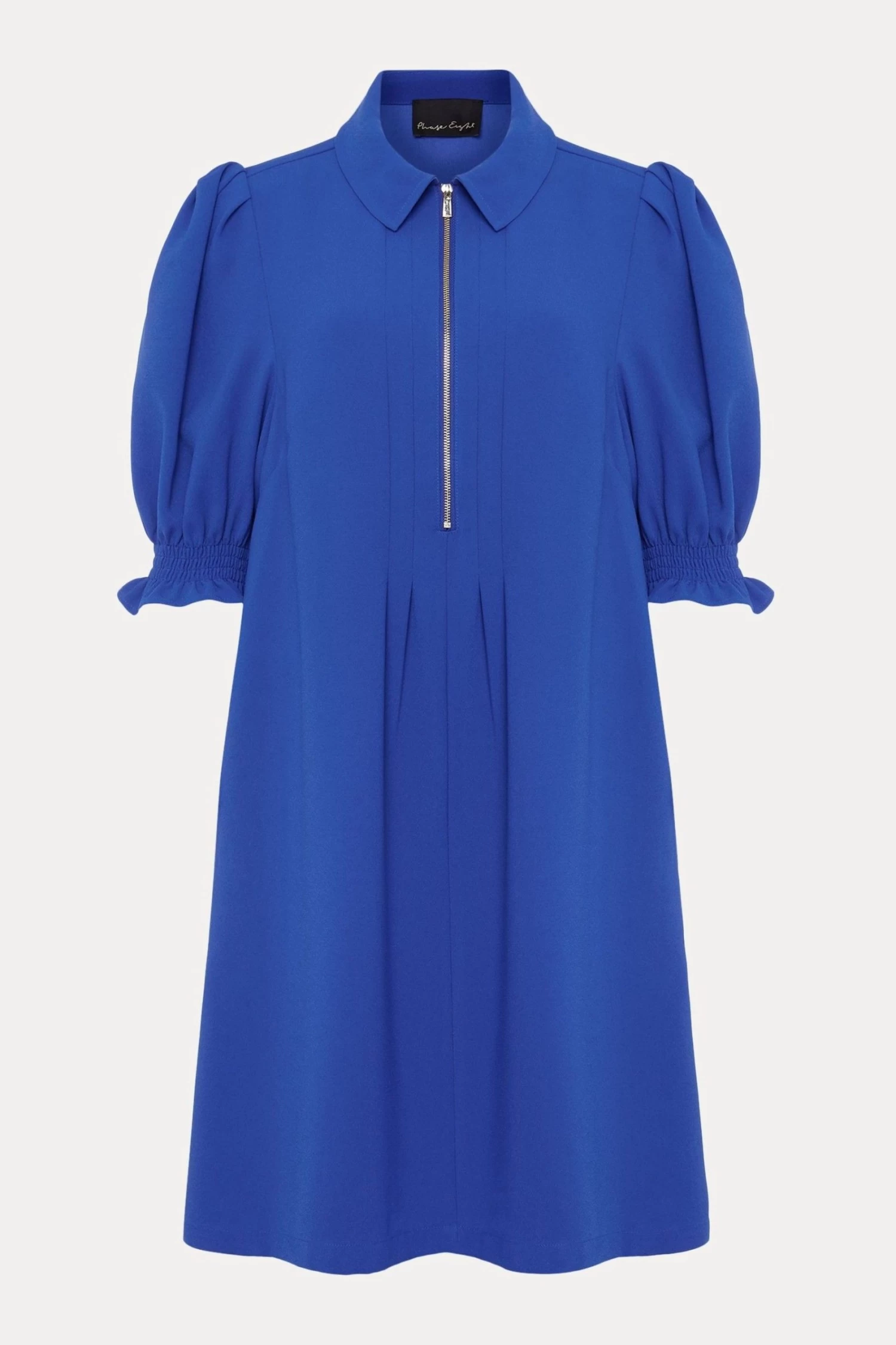 Phase Eight Blue Candice Zip Dress 8 Phase Eight Blue Candice Zip Dress - Image 6