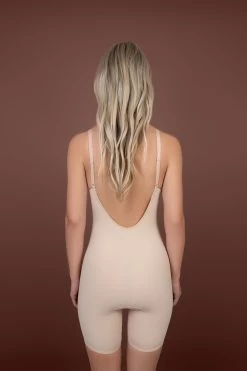 Bye Bra Nude Sculpting Deep V Bodysuit -Fashion Women D79897s6