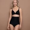 Bye Bra Black Sculpting Mid Waist Briefs