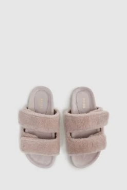 Reiss Farrah Wool Sliders -Fashion Women D81089s3