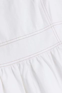 River Island White Denim Dress -Fashion Women D84086s4