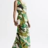 Reiss Tina Jungle Print Maxi Dress