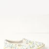FatFace White Willow Lemons Slip On Trainers -Fashion Women D90574s