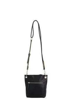 Oliver Bonas Black Matila Plait Cross-body Bag