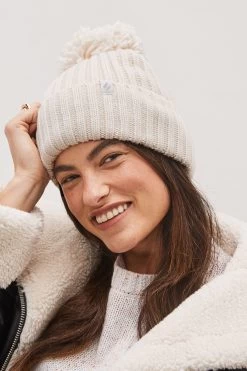 Next Cream Heat Holders Pom Hat