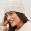 Next Cream Heat Holder Zig Zag Pom Hat -Fashion Women D94637s